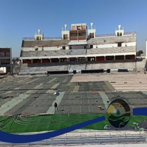 پروژه زهکشی جمن ورزشگاه مس کرمان