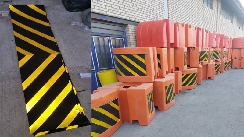 ژئوممبران پلی اتیلن موانع ترافیکی